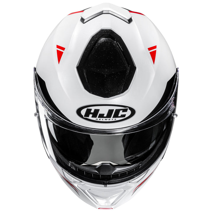HJC i91 Tricus Helmet MC-1 - Top Front View