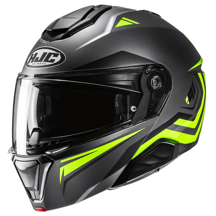 HJC i91 Tricus Helmet MC-3HSF - Front Side View