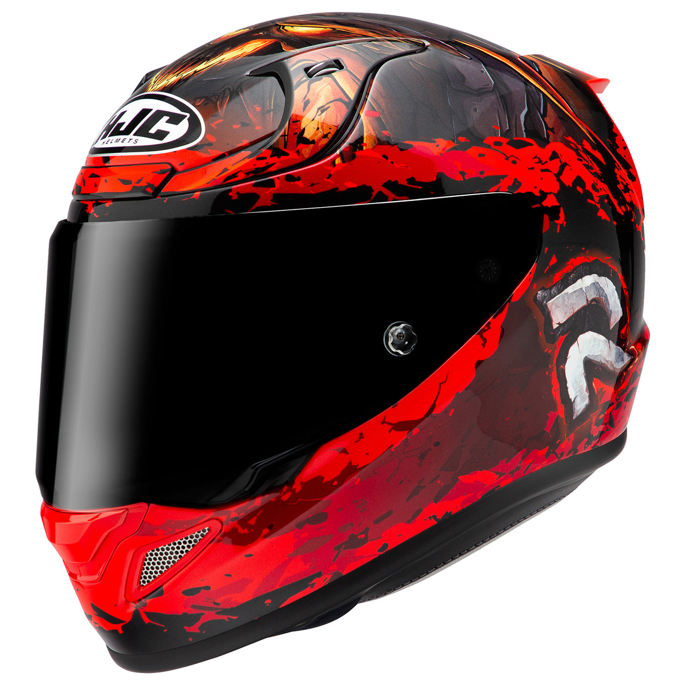 HJC RPHA 12 Diablo Blizzard Helmet MC-1 - Front Left Side View