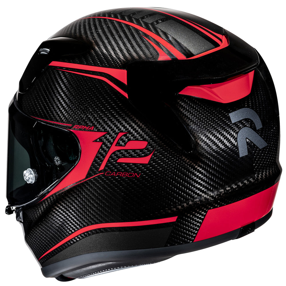 HJC RPHA 12N Keres Carbon Helmet MC-1 - Rear Left Side View