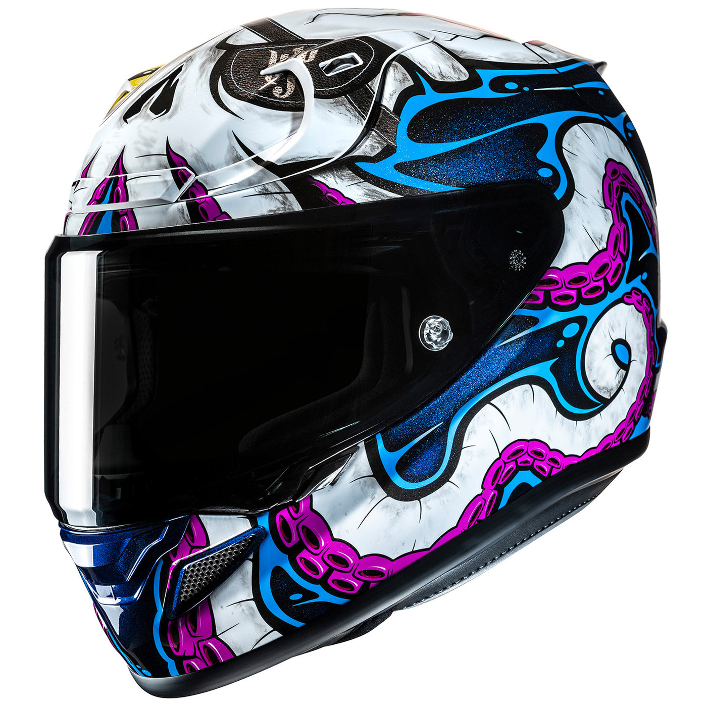 HJC RPHA 12N Kraken Helmet MC-28 - Front Side View
