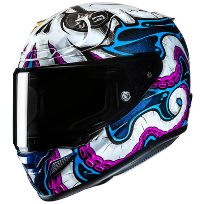 HJC RPHA 12N Kraken Helmet MC-28 - Front Side View