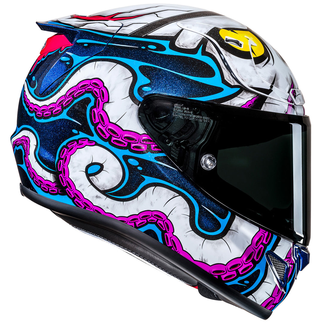 HJC RPHA 12N Kraken Helmet MC-28 - Side View