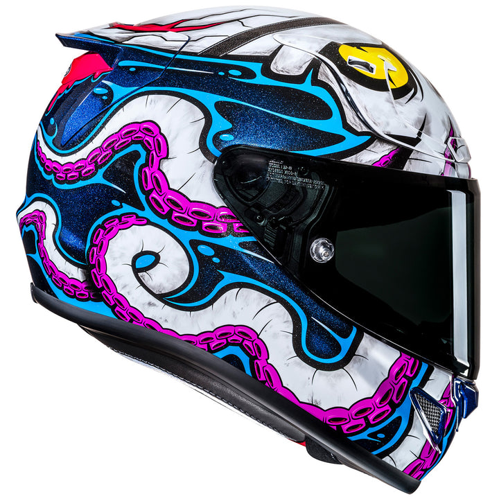 HJC RPHA 12N Kraken Helmet MC-28 - Side View