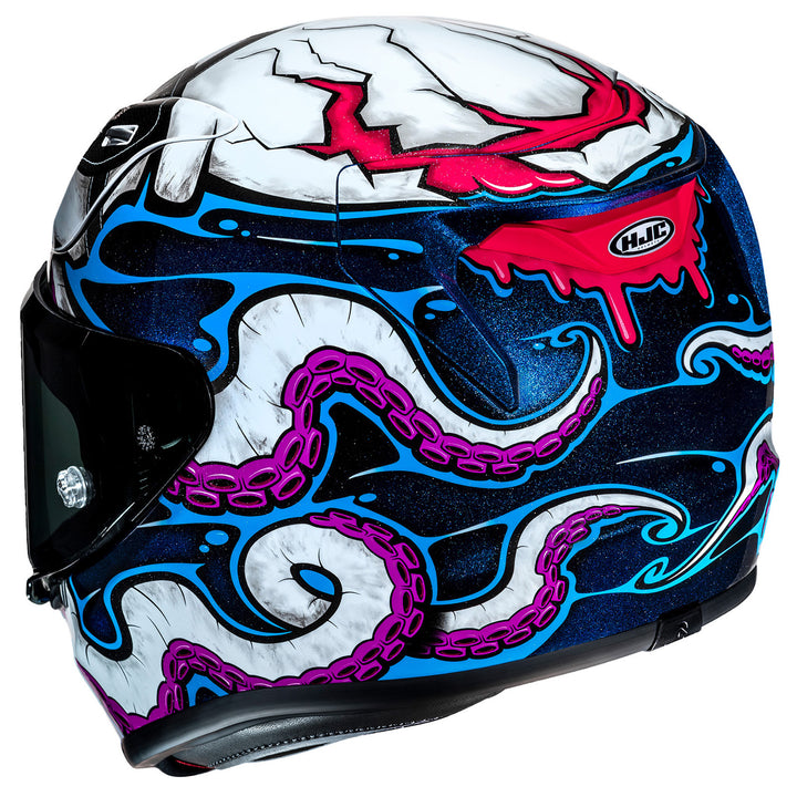 HJC RPHA 12N Kraken Helmet MC-28 - Rear Side View
