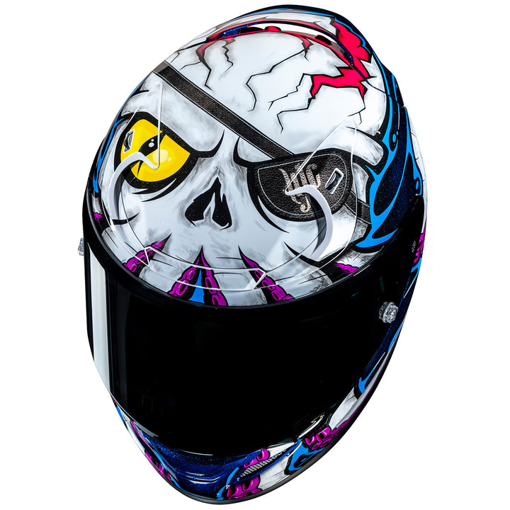 HJC RPHA 12N Kraken Helmet MC-28 - Top Side View