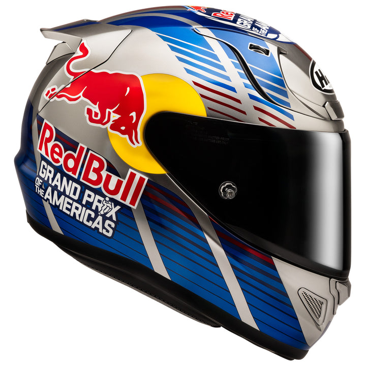 HJC RPHA 12N Red Bull Austin GP 2 Helmet MC-21 - Side View