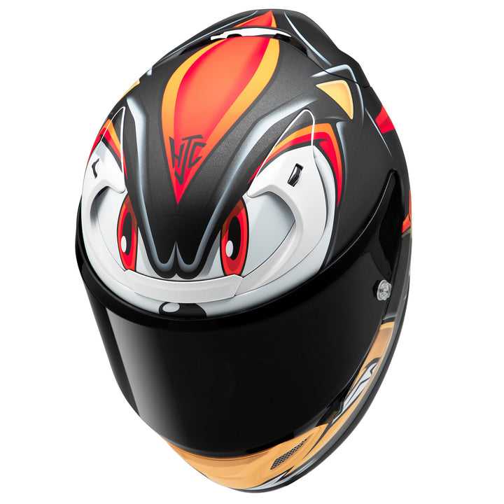 HJC RPHA 12N Shadow the Hedgehog Helmet MC-1SF - Top Left Side View