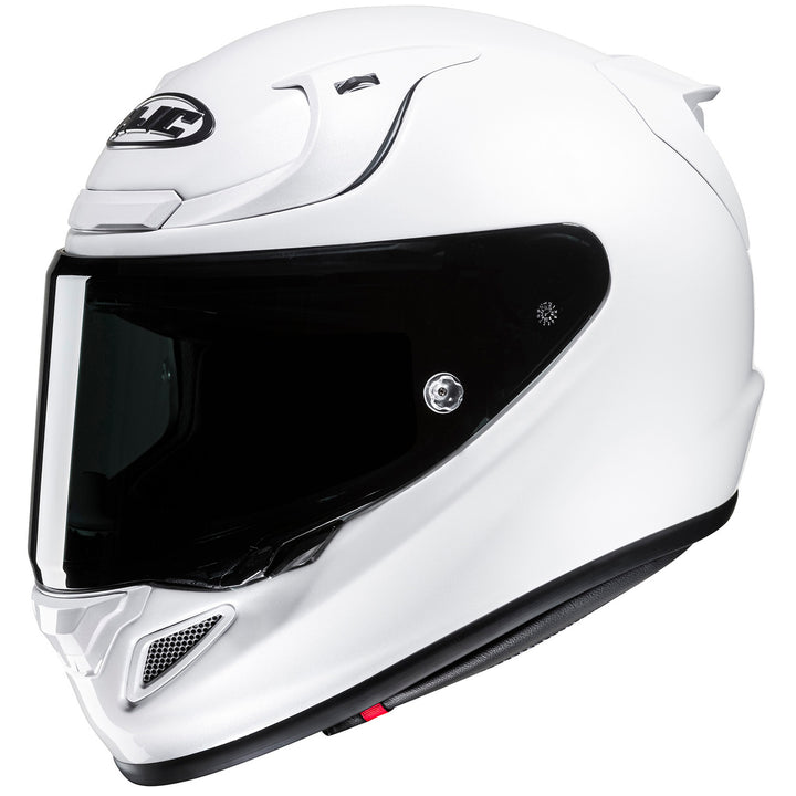 HJC RPHA 12N Solid Helmet White - Front Side View