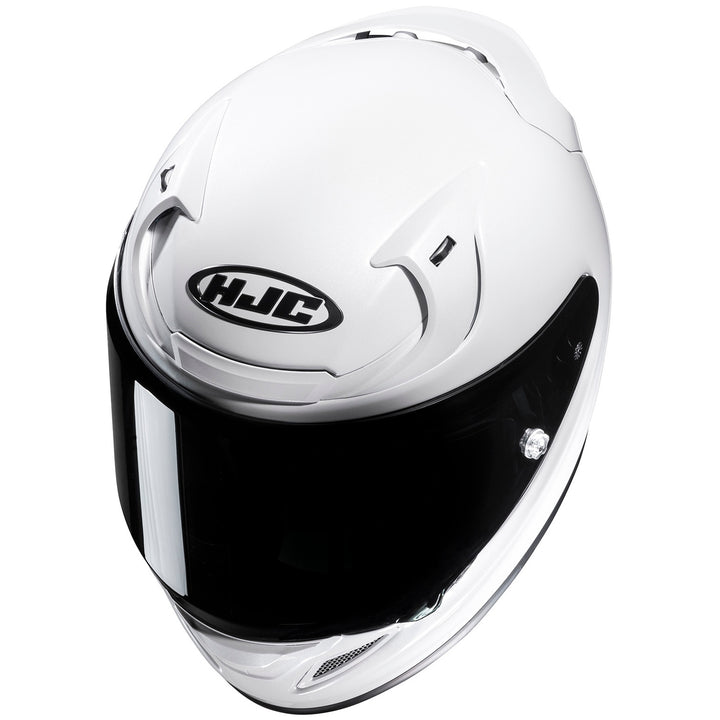 HJC RPHA 12N Solid Helmet White - Top Side View