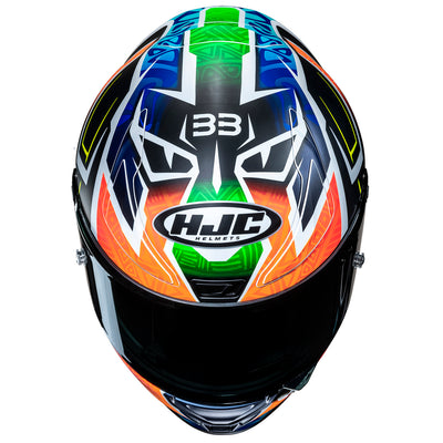 HJC RPHA 1N Brad Binder Helmet MC-27SF - Front Top View