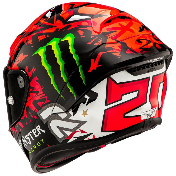 HJC RPHA 1N Quartararo 2024 Helmet MC-1 - Rear Left Side View