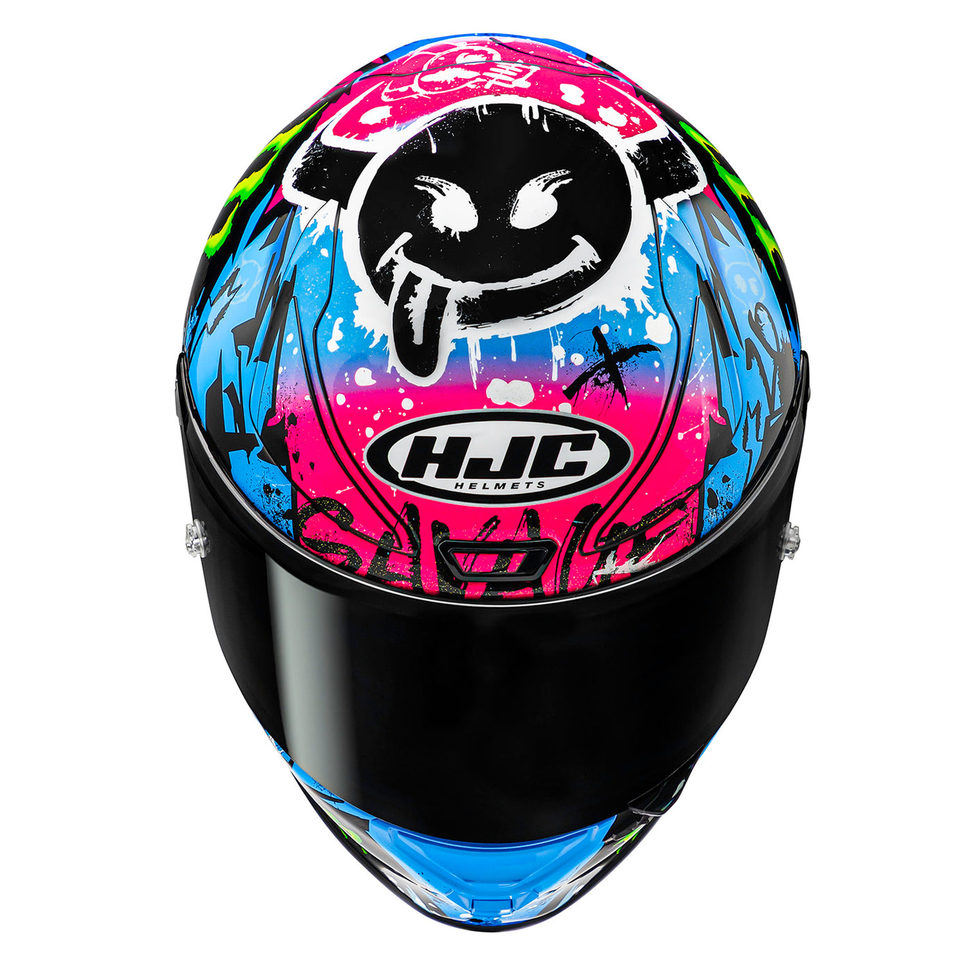 HJC RPHA 1N Quartararo LE Mans 2024 Helmet - Top Front View