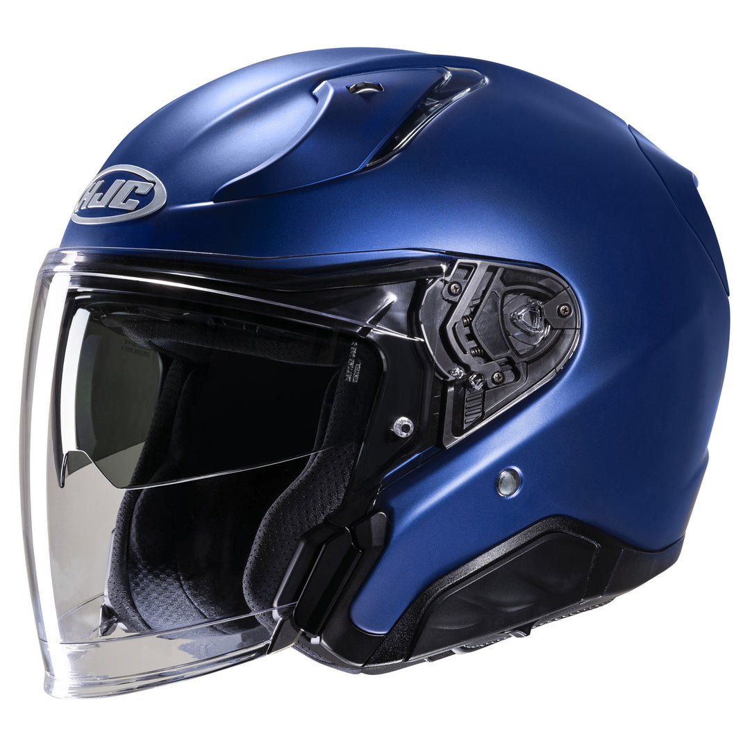 HJC RPHA 31 Solid Helmet Semi-Flat Metallic Blue - Front Side View