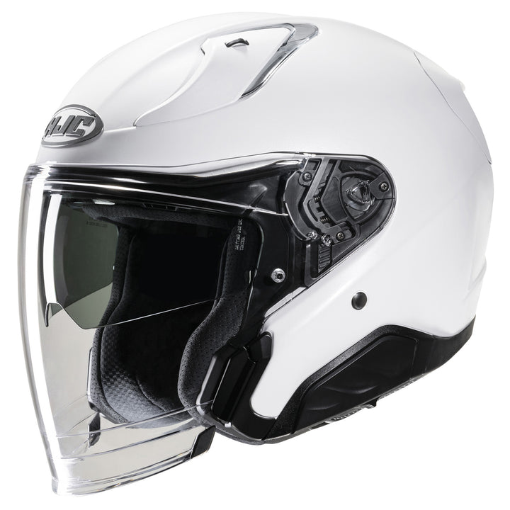 HJC RPHA 31 Solid Helmet White - Front Left Side View