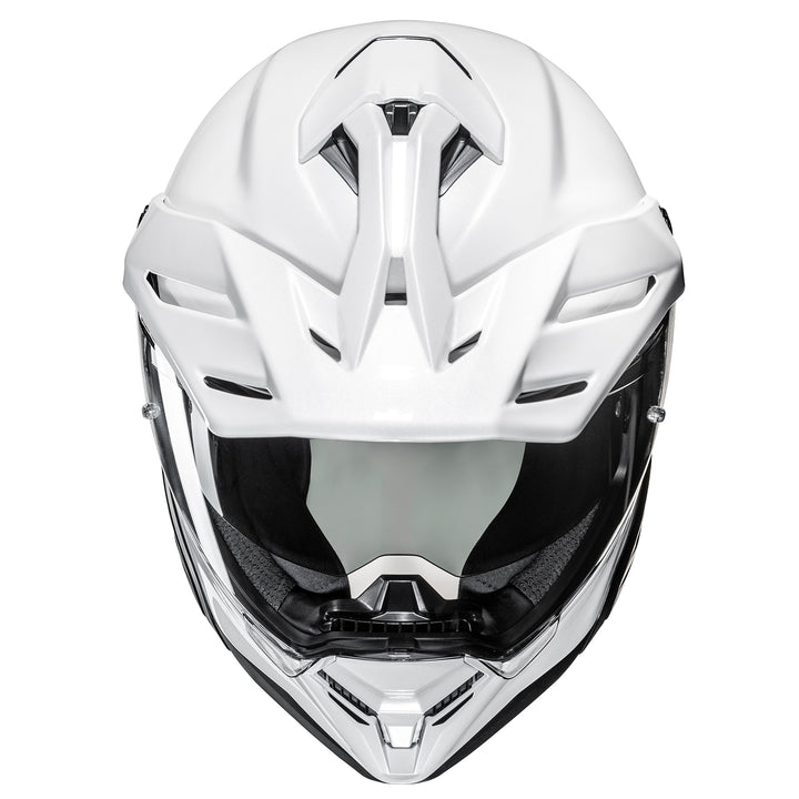 HJC RPHA 60 Solid Helmet White - Top Front View