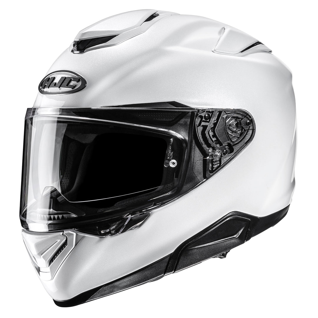 HJC RPHA 72 Solid Helmet White - Front Side View