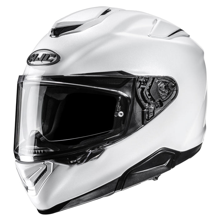 HJC RPHA 72 Solid Helmet White - Front Side View