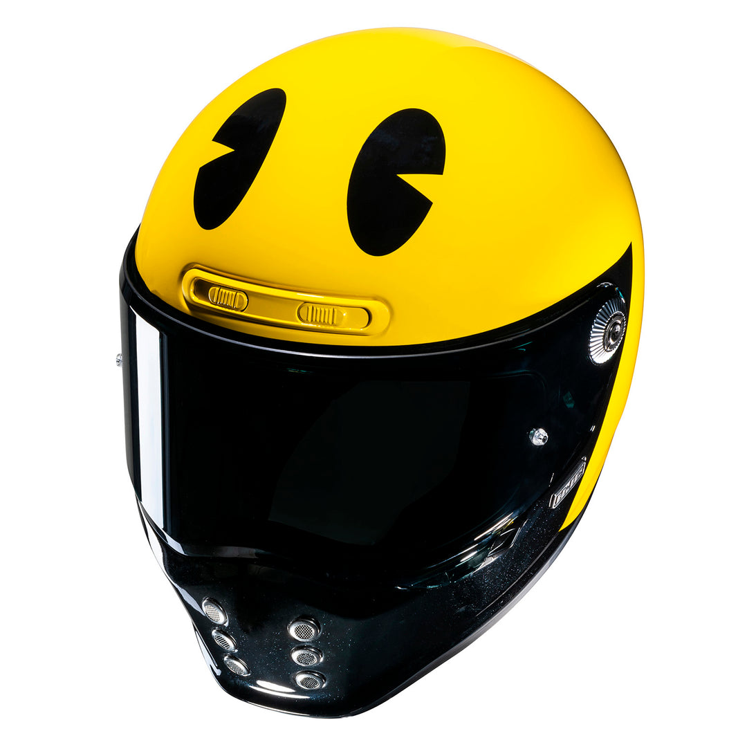 HJC V10 Pac Man LE Helmet - Top Left Side View