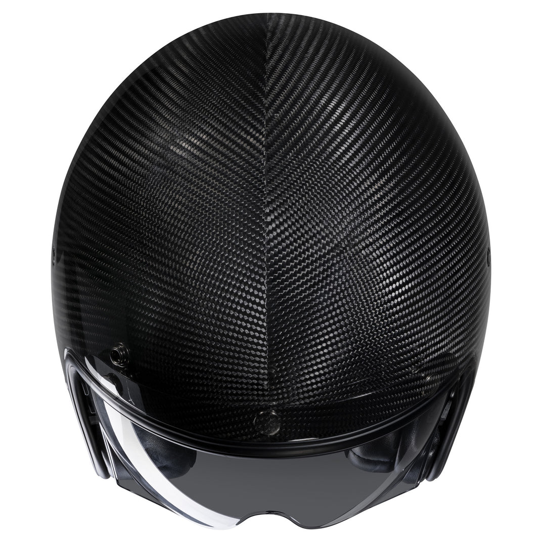 HJC V31 Carbon Helmet Black - Top Down View