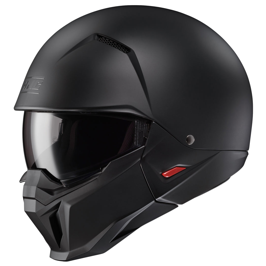 HJC i20 Solid Helmet Semi-Flat Black - Front Side View