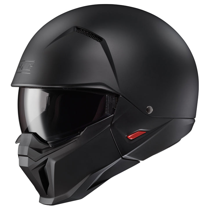 HJC i20 Solid Helmet Semi-Flat Black - Front Side View
