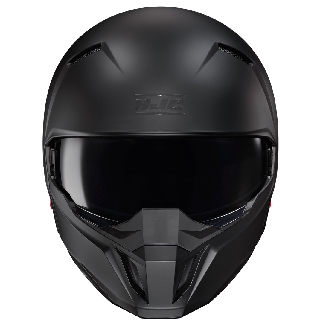 HJC i20 Solid Helmet Semi-Flat Black - Front View