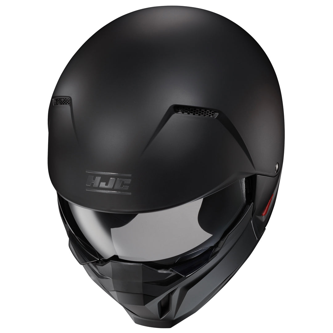 HJC i20 Solid Helmet Semi-Flat Black - Top Side View