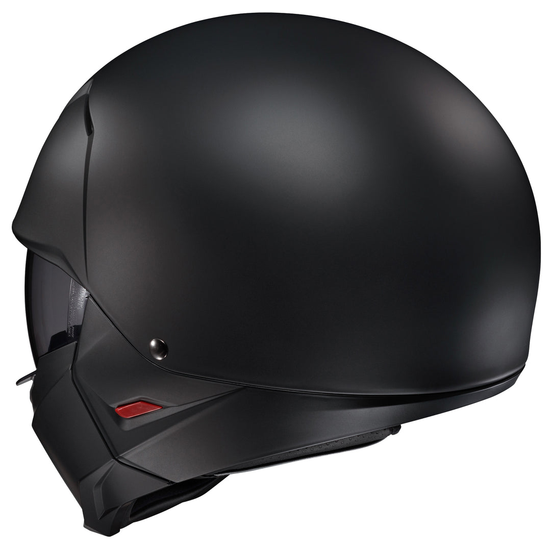 HJC i20 Solid Helmet Semi-Flat Black - Rear Side View