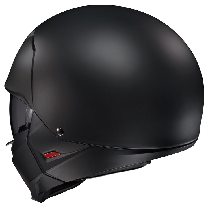 HJC i20 Solid Helmet Semi-Flat Black - Rear Side View