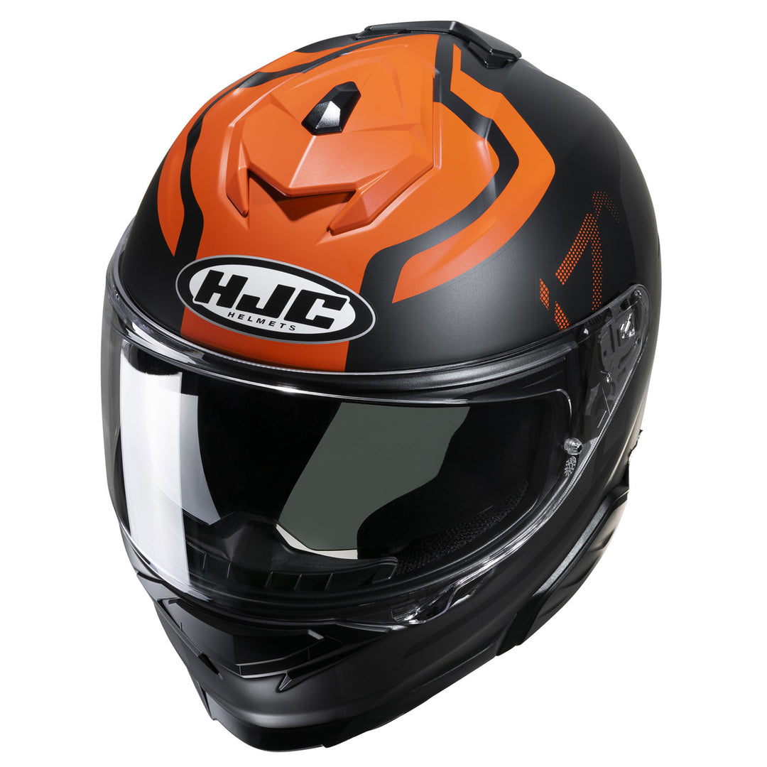 HJC I71 Enta Helmet MC-7SF - Top Side View