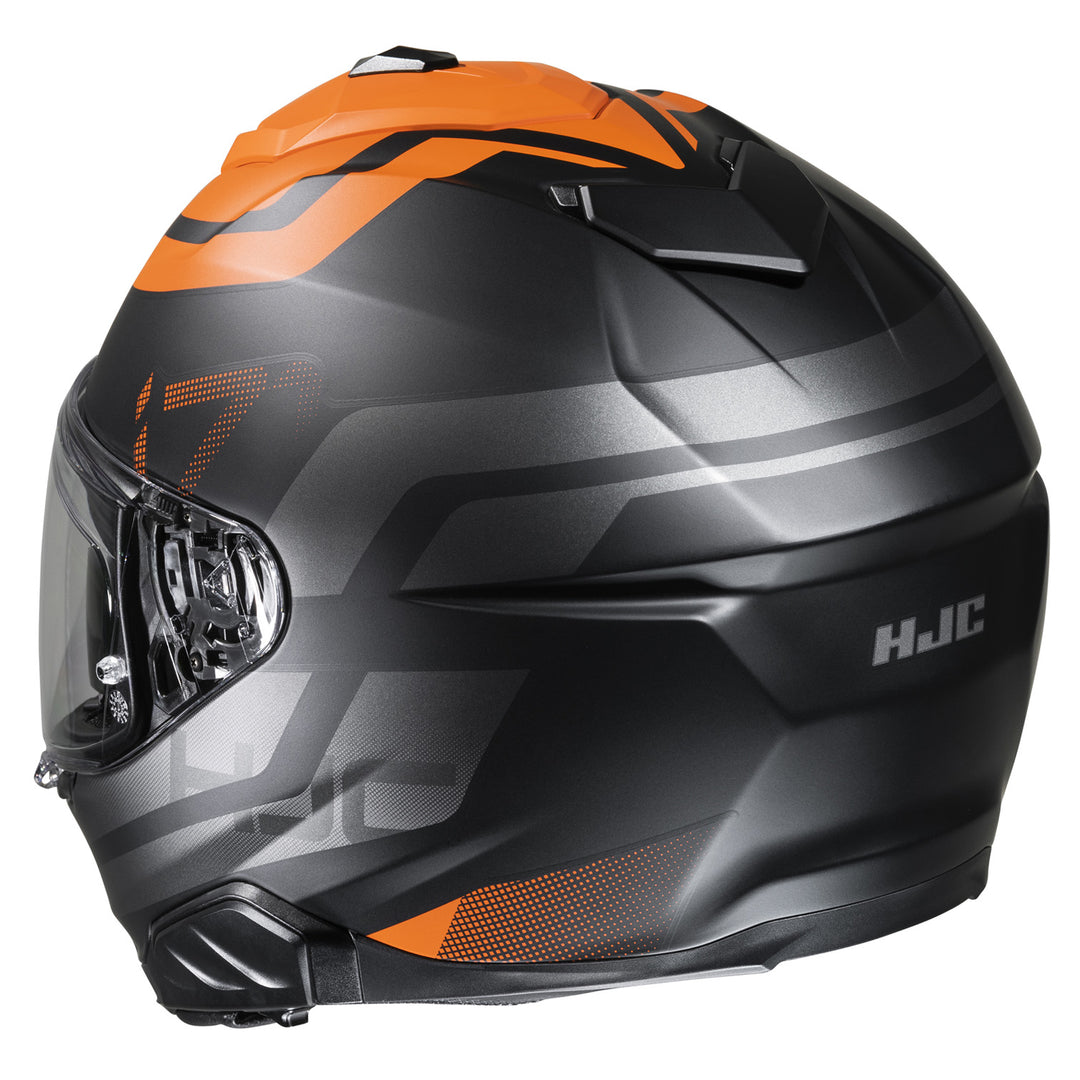 HJC I71 Enta Helmet MC-7SF - Rear Side View