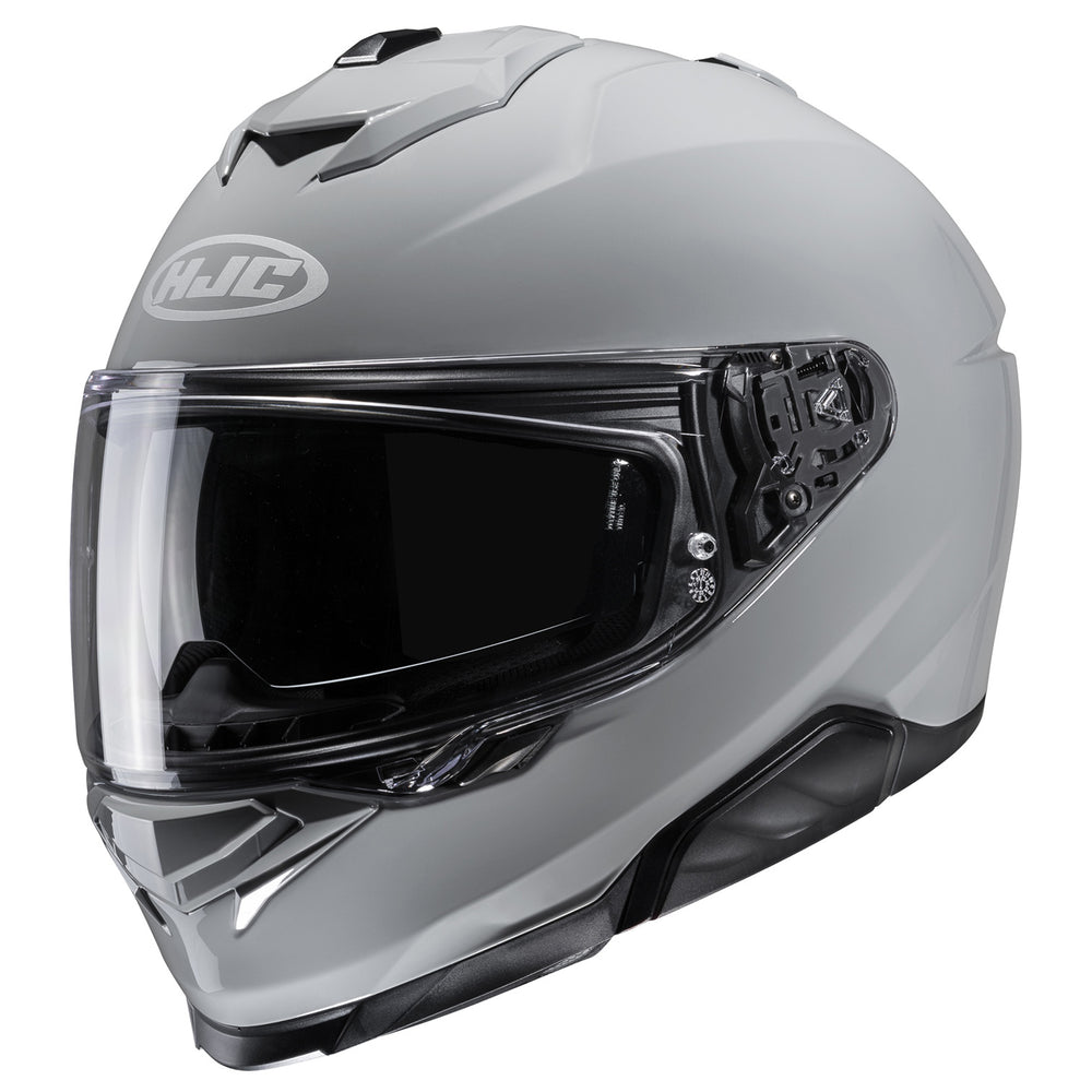 HJC I71 Solid Helmet Nardo Gray - Front Side View