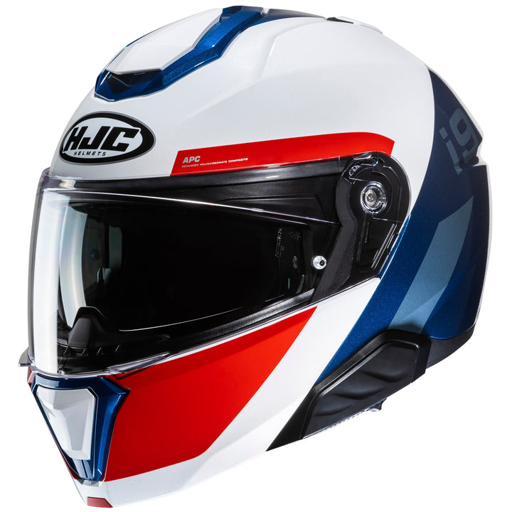 HJC I91 Bina Helmet MC-21 - Front Side View