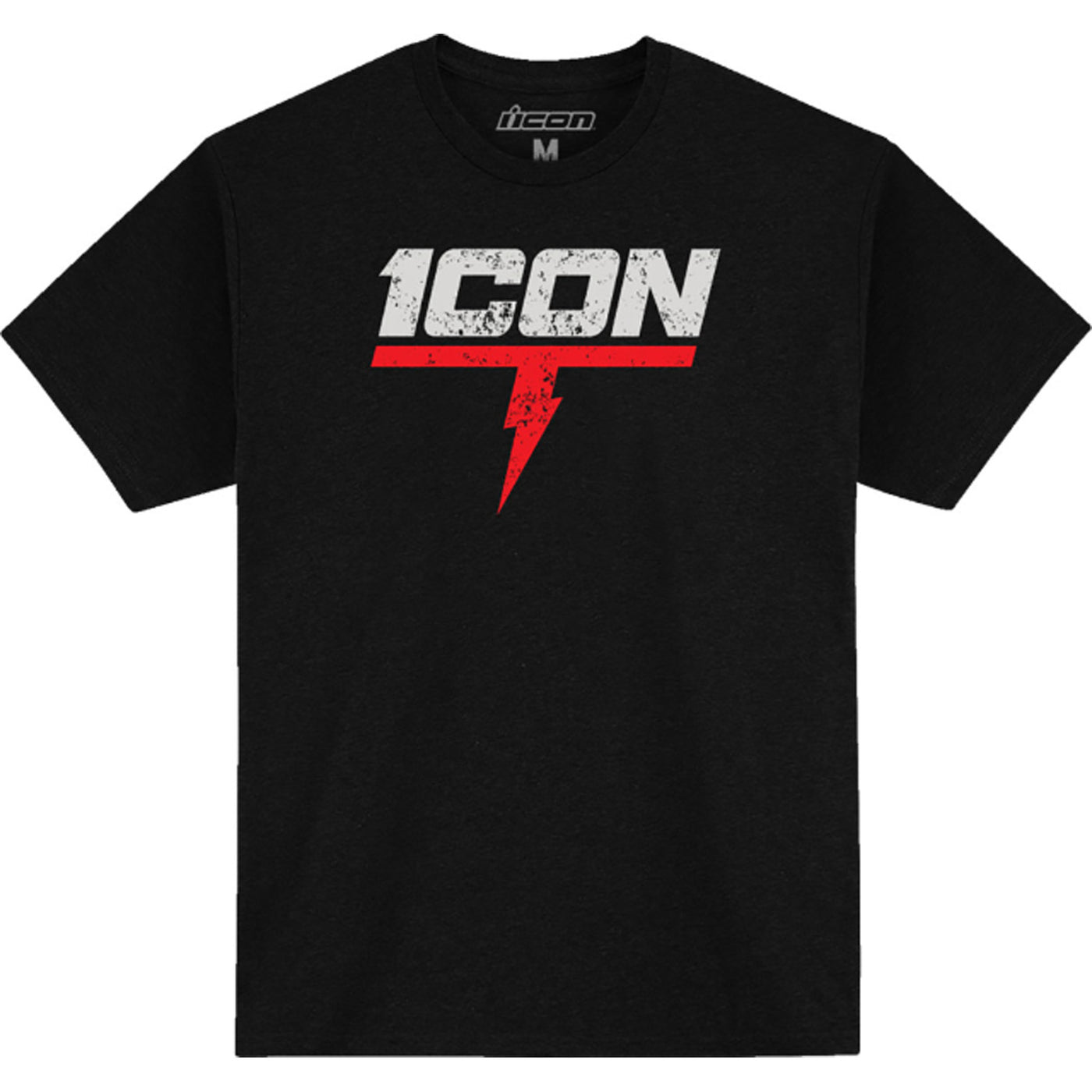 ICON 1000 Spark Tee Black - Front View