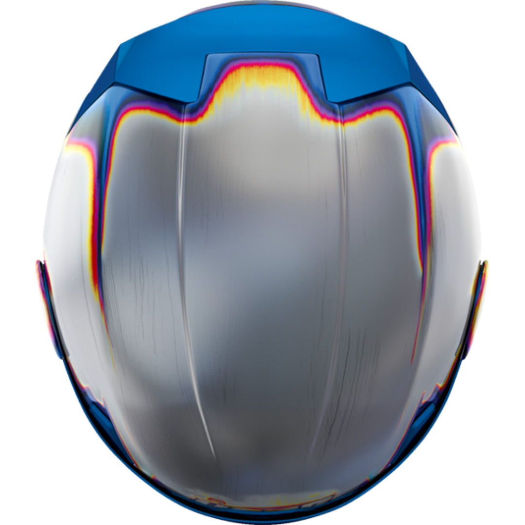 ICON Airframe Pro Re-Entry Helmet Silver - Top View