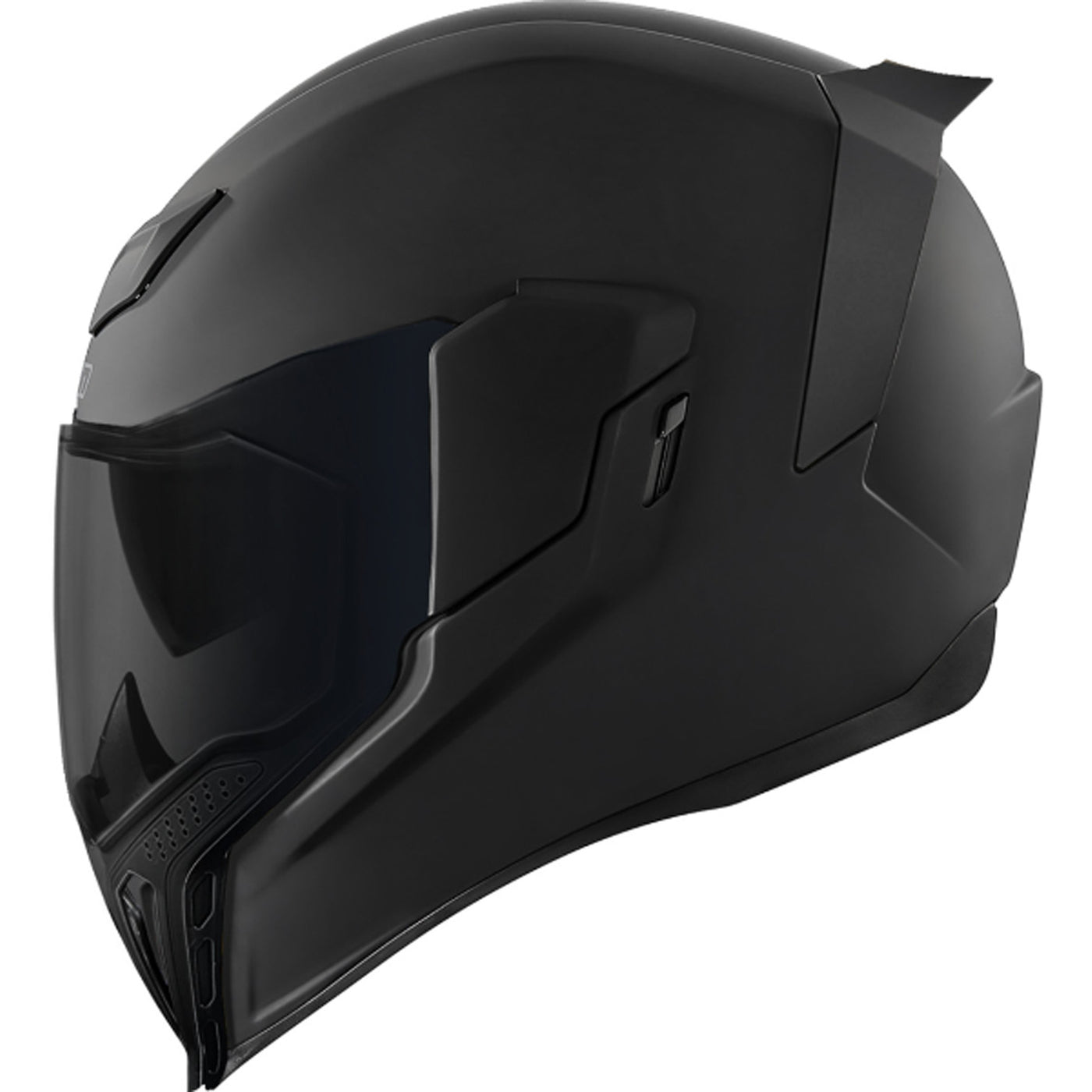 ICON Airflite Dark Helmet Rubatone - Left Side View