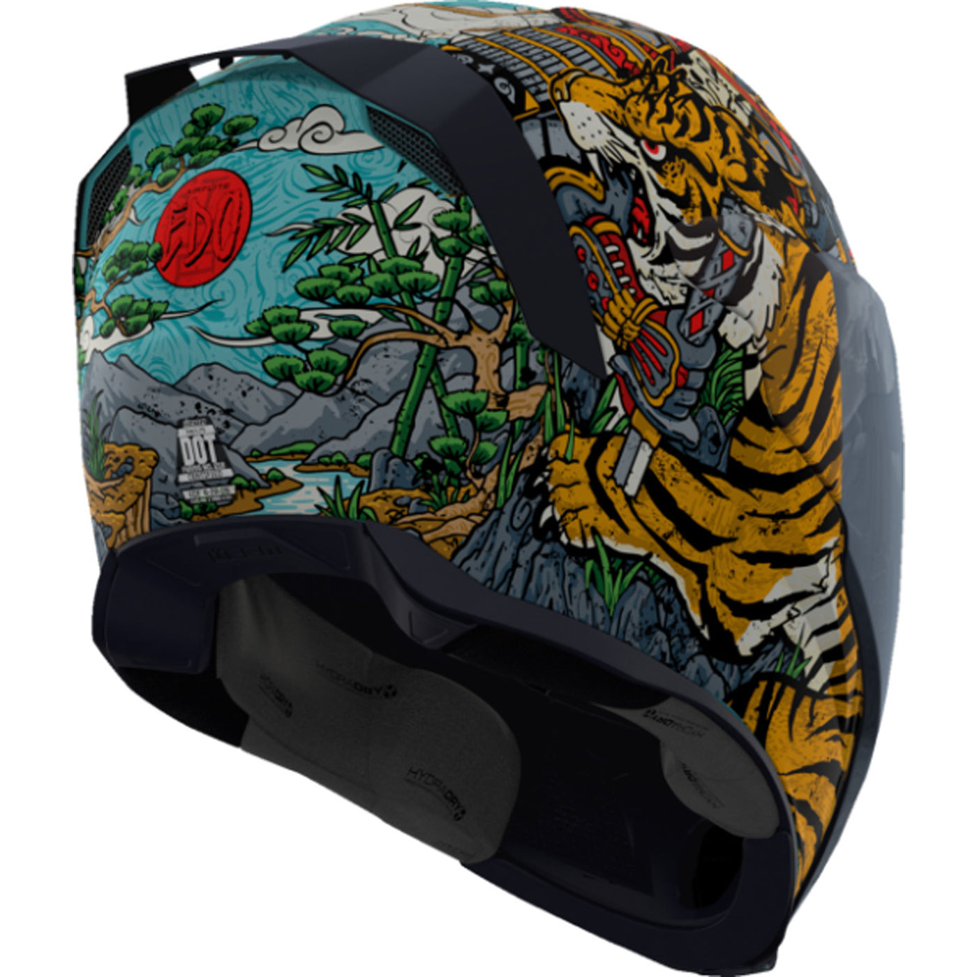 ICON Airflite Edo MIPS Helmet - Rear Right Side View