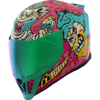 ICON Airflite Snack Attack MIPS Helmet Pink - Front Left Side View