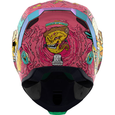 ICON Airflite Snack Attack MIPS Helmet Pink - Rear View