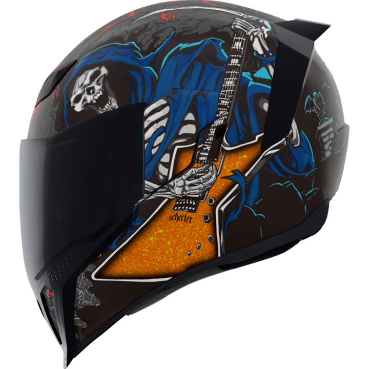 ICON Airflite Trick or Street 4 Helmet Black - Left Side View