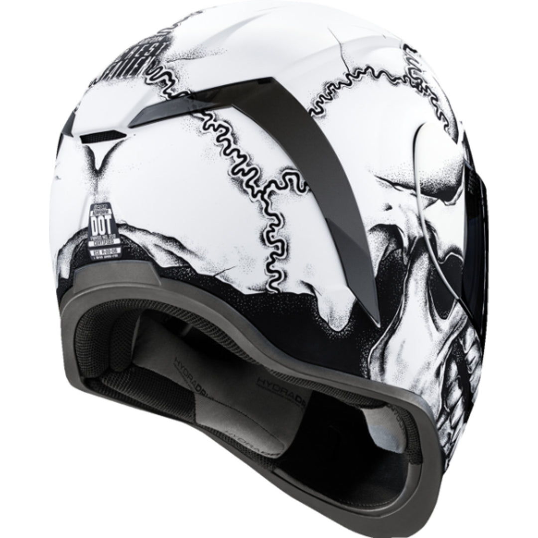 ICON Airform Crestfallen MIPS Helmet White - Rear Right Side View
