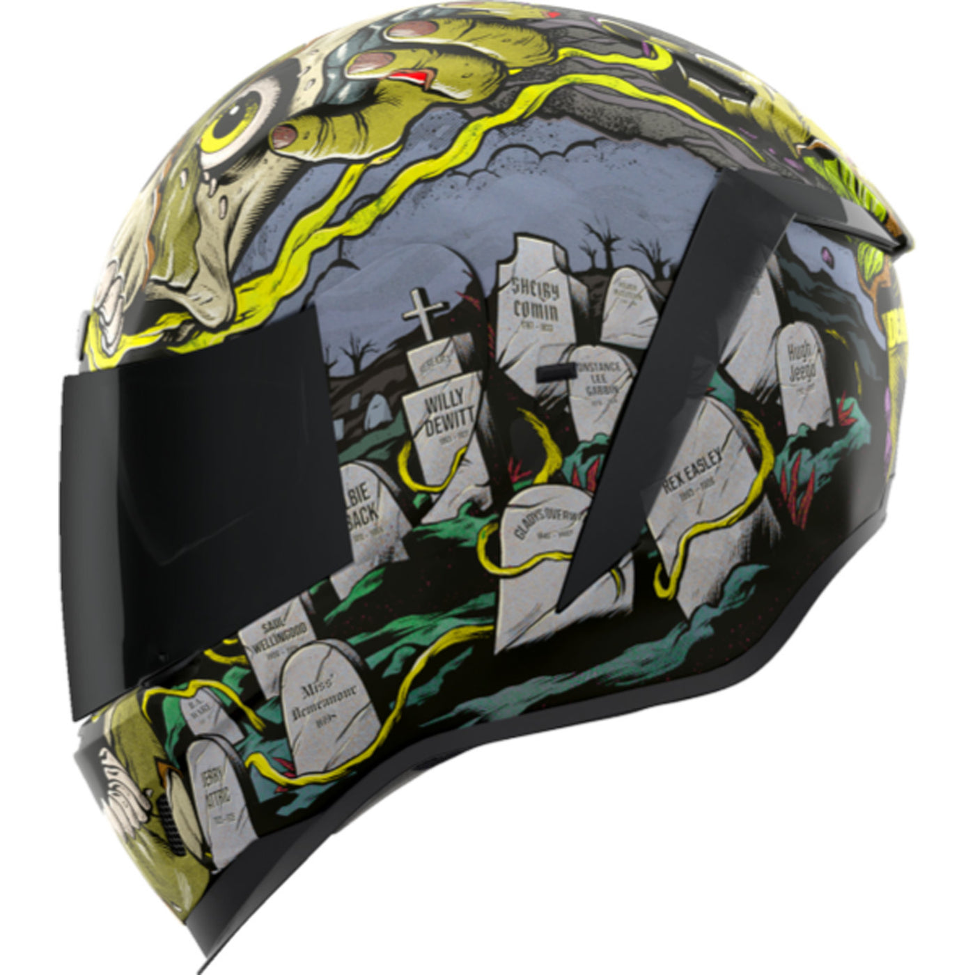 ICON Airform Dead Serious Helmet Black - Left Side View