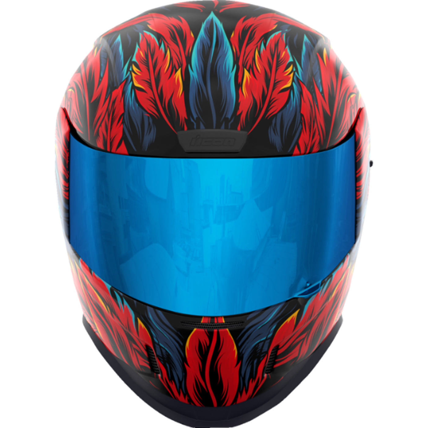 ICON Airform Fever Dream Helmet Blue - Front View