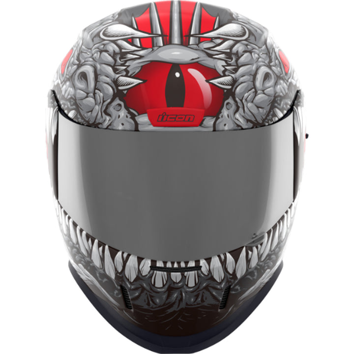ICON Airform Kryola Kreep MIPS Helmet Silver - Front View