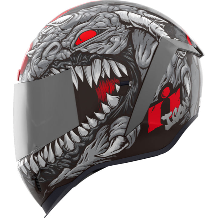 ICON Airform Kryola Kreep MIPS Helmet Silver - Left Side View