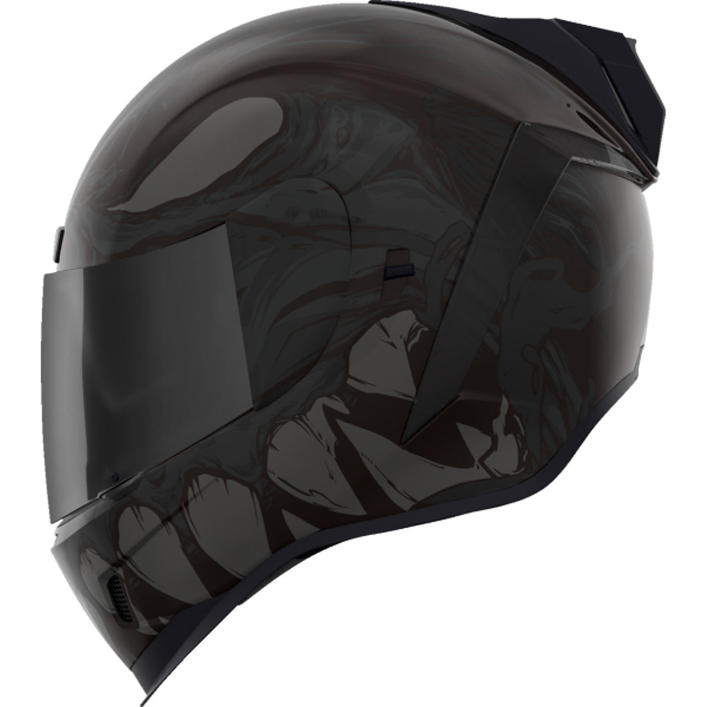 ICON Airform Manik'RR MIPS Helmet Dark Black - Left Side View