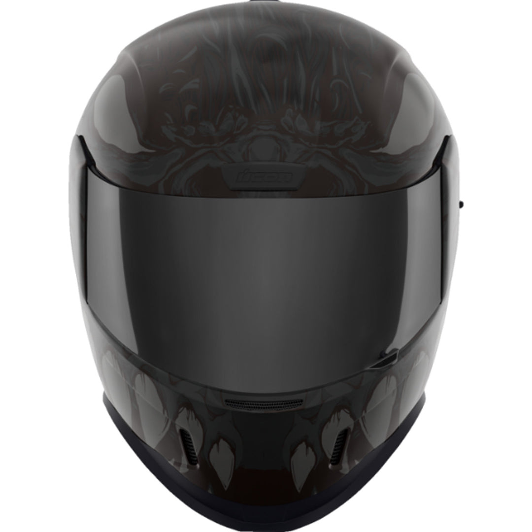 ICON Airform Manik'RR MIPS Helmet Dark Black - Front View
