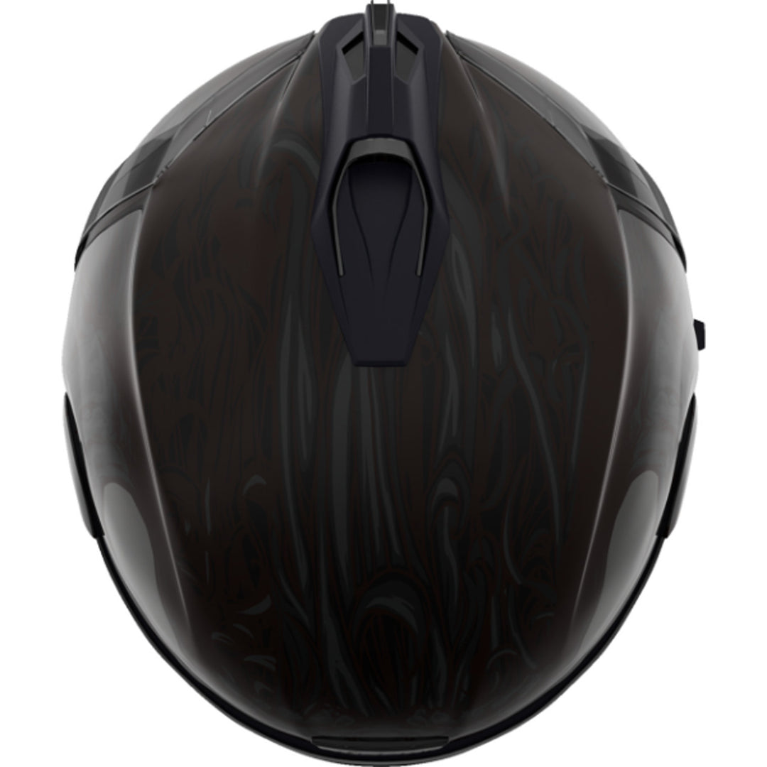 ICON Airform Manik'RR MIPS Helmet Dark Black - Top View