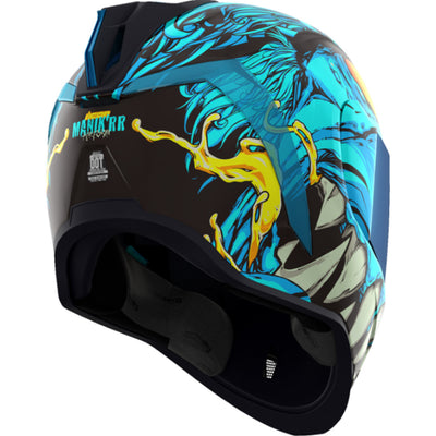 ICON Airform Manik'RR MIPS Helmet Light Blue - Rear Right Side View